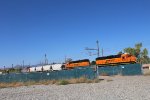 BNSF 1600 Dropping Cars At The Glass Plant